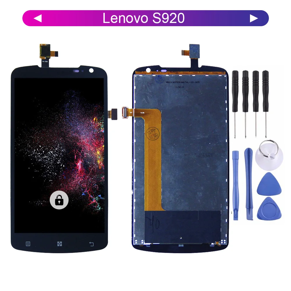 KUERT LCD Display For Lenovo S920 LCD Display Digitizer Touch Screen Sensor Assembly with Free Tools
KUERT LCD Display For Lenovo S920 LCD Display Digitizer Touch Screen Sensor Assembly with Free Tools