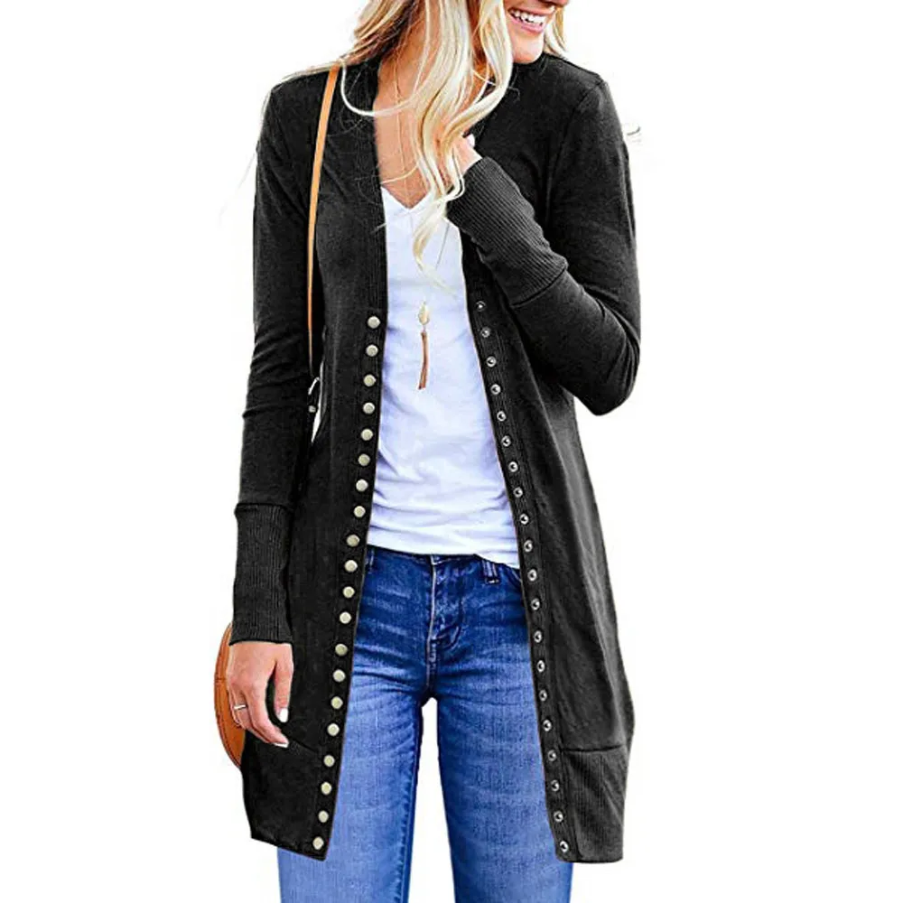 New Jacket Women Autumn Open Front Button Down Cardigan Jackets Long Sleeve Plus Loose Drape Womens Windbreaker Jacket
New Jacket Women Autumn Open Front Button Down Cardigan Jackets Long Sleeve Plus Loose Drape Womens Windbreaker Jacket
