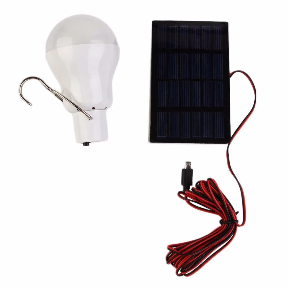 20W 150LM Portable Solar Power LED Bulb Solar Powered Light Charged Solar Energy Lamp Outdoor Lighting Camp Tent Fishing Light
20W 150LM Portable Solar Power LED Bulb Solar Powered Light Charged Solar Energy Lamp Outdoor Lighting Camp Tent Fishing Light