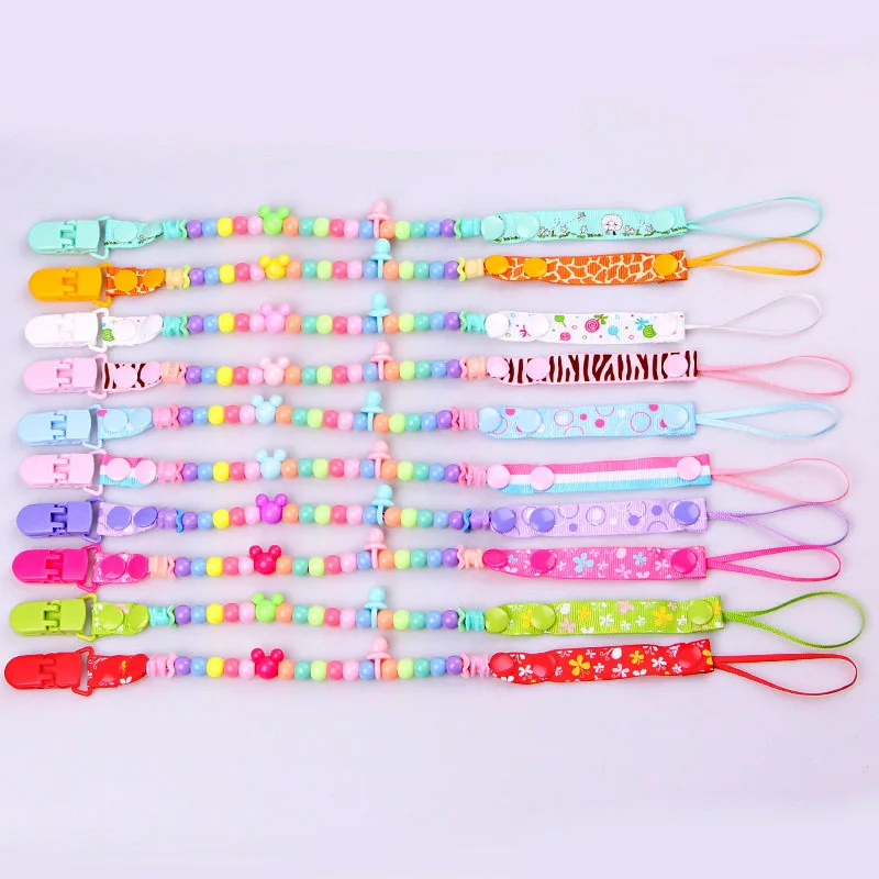 2017 Newborn Baby Pacifier Clips Chain Baby Nipple Holder DIY Round Bead Pacifier Chain Clip for Child Nipple Folder B0657
2017 Newborn Baby Pacifier Clips Chain Baby Nipple Holder DIY Round Bead Pacifier Chain Clip for Child Nipple Folder B0657