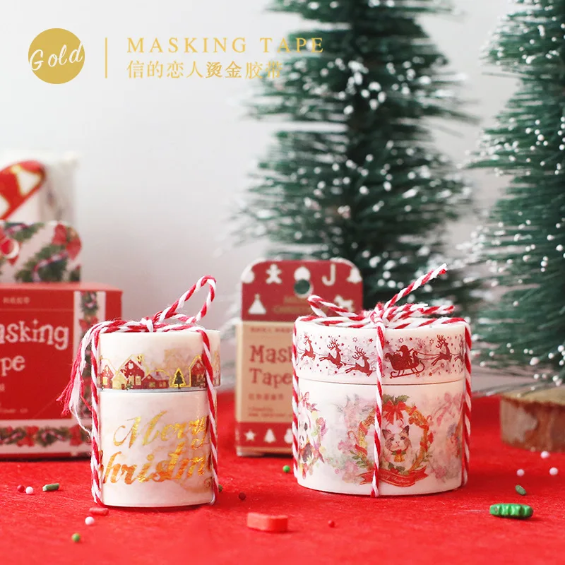 Merry Christmas series washi tape DIY decoration scrapbooking planner masking tape adhesive tape
Merry Christmas series washi tape DIY decoration scrapbooking planner masking tape adhesive tape