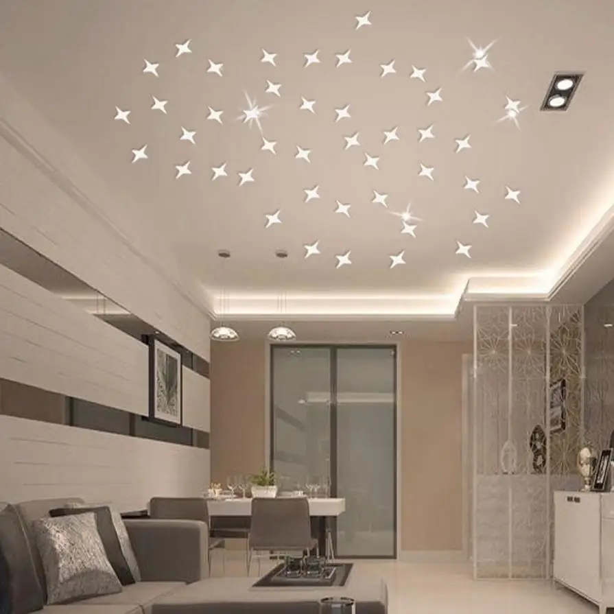 Wall Sticker 50pcs Stars Sky 3D Mirror Wall Stickers For Kids Room Removable DIY Wallstickers Etiqueta Da Parede 18APR9
Wall Sticker 50pcs Stars Sky 3D Mirror Wall Stickers For Kids Room Removable DIY Wallstickers Etiqueta Da Parede 18APR9