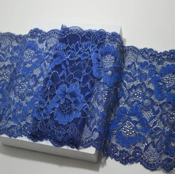 1 Meter Royal Blue Elastic Lace Mesh Fabric Stretch Lace Trim Sewing Garter Dress Headband Accessories 18cm
1 Meter Royal Blue Elastic Lace Mesh Fabric Stretch Lace Trim Sewing Garter Dress Headband Accessories 18cm