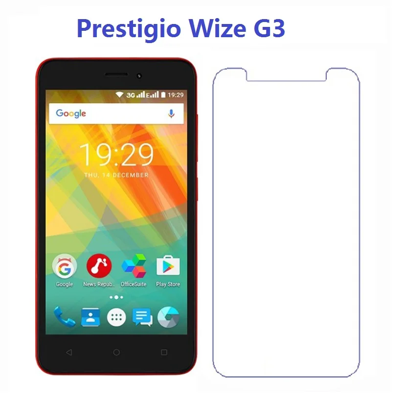 Для Prestigio Wize G3 закаленное стекло 2.5D 9h Защитная пленка для Psp 3510 на G 3 PSP 3510DUO защита