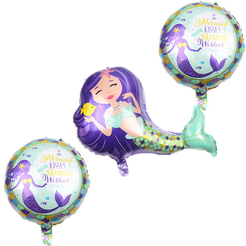 76cm*48cm Pretty Mermaid Theme Foil Balloon Mermaid Tail Happy Birthday Wedding Cake Decora Balloon Baby Shower Party Supplies
76cm*48cm Pretty Mermaid Theme Foil Balloon Mermaid Tail Happy Birthday Wedding Cake Decora Balloon Baby Shower Party Supplies