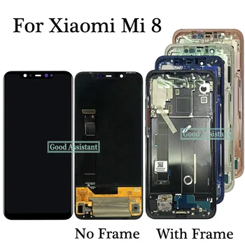 Black/Blue/Gold/Silver 6.2 inch For Xiaomi Mi 8 MI8 LCD Display Digitizer Touch Screen Assembly Replacement With Frame
Black/Blue/Gold/Silver 6.2 inch For Xiaomi Mi 8 MI8 LCD Display Digitizer Touch Screen Assembly Replacement With Frame