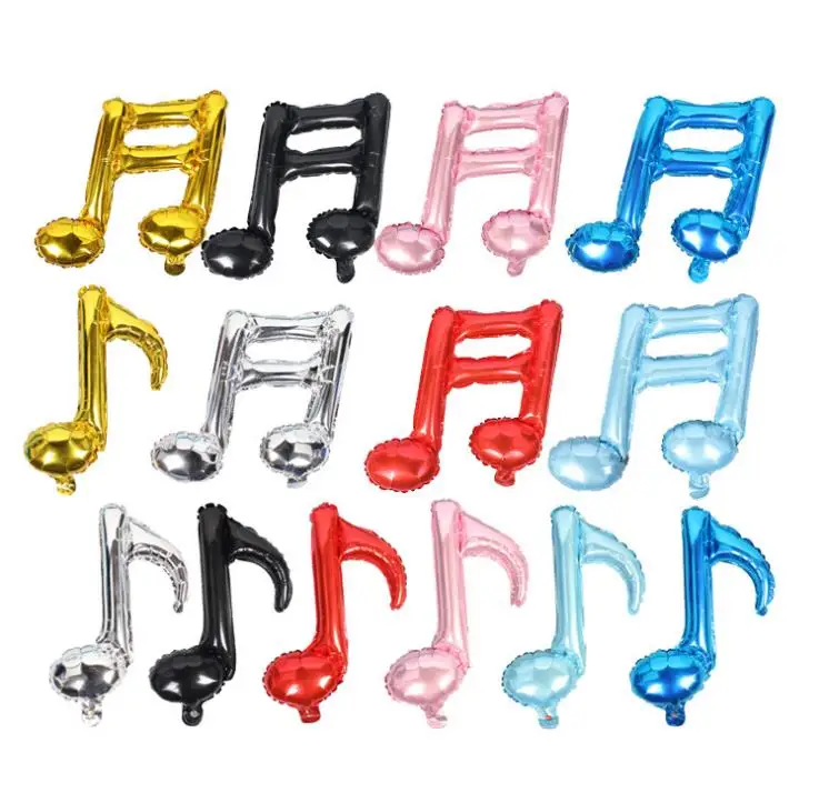 5pcs/lot Music Notes Balloons Symbol Foil Single Double Wedding Birthday Christmas New Year Party Decoration Supplies inflatable
5pcs/lot Music Notes Balloons Symbol Foil Single Double Wedding Birthday Christmas New Year Party Decoration Supplies inflatable