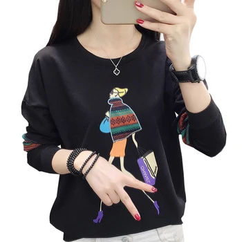 shintimes Women Sweatshirt Long Sleeve Plus Size Woman Fashion Sudaderas Mujer 2019 Casual Womens Hoodies Embroidery Sweat Femme
shintimes Women Sweatshirt Long Sleeve Plus Size Woman Fashion Sudaderas Mujer 2019 Casual Womens Hoodies Embroidery Sweat Femme