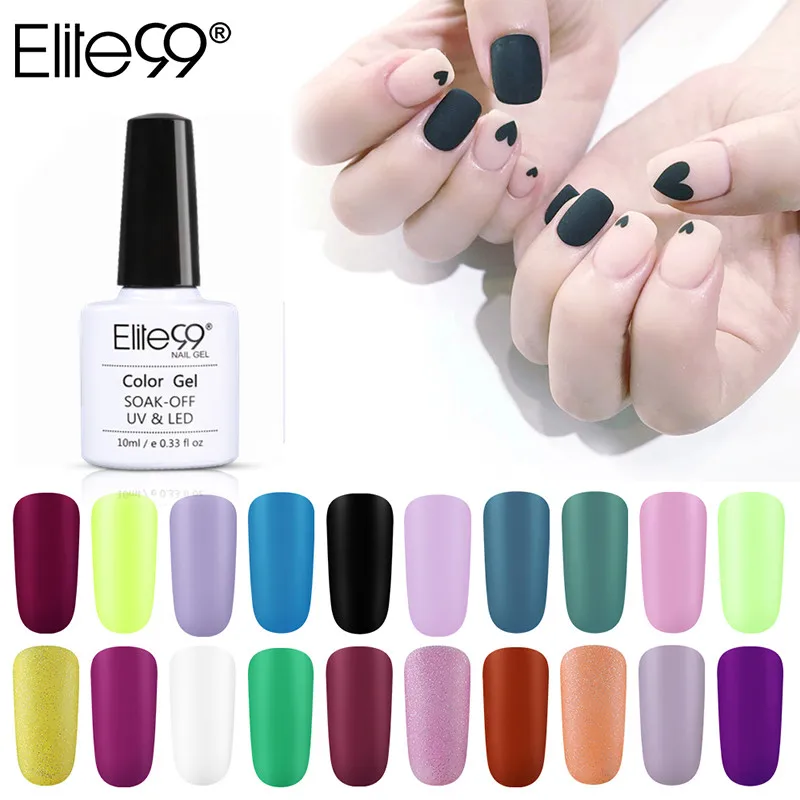 Elite99 10ml Matte One Step Nail Gel Polish Soak Off UV Gel Nail Polish Candy Macaron Color Nail Art Gel Varnish Nails Lacquer
Elite99 10ml Matte One Step Nail Gel Polish Soak Off UV Gel Nail Polish Candy Macaron Color Nail Art Gel Varnish Nails Lacquer