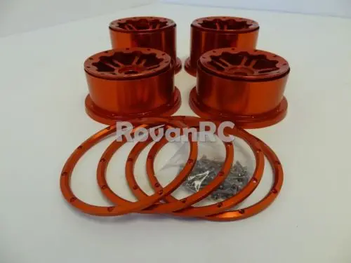 Rovan CNC Aluminum Set of 4, Split 5 Spoke Wheels Rims Fits HPI Baja 5B SS Buggy
Rovan CNC Aluminum Set of 4, Split 5 Spoke Wheels Rims Fits HPI Baja 5B SS Buggy