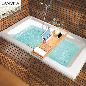 LANGRIA Bamboo BathtubTray Handcrafted Bath Tray Bathroom Shelves bathtub caddy bath caddy Bath Rack Bathroom Storage Stand Tray
LANGRIA Bamboo BathtubTray Handcrafted Bath Tray Bathroom Shelves bathtub caddy bath caddy Bath Rack Bathroom Storage Stand Tray
