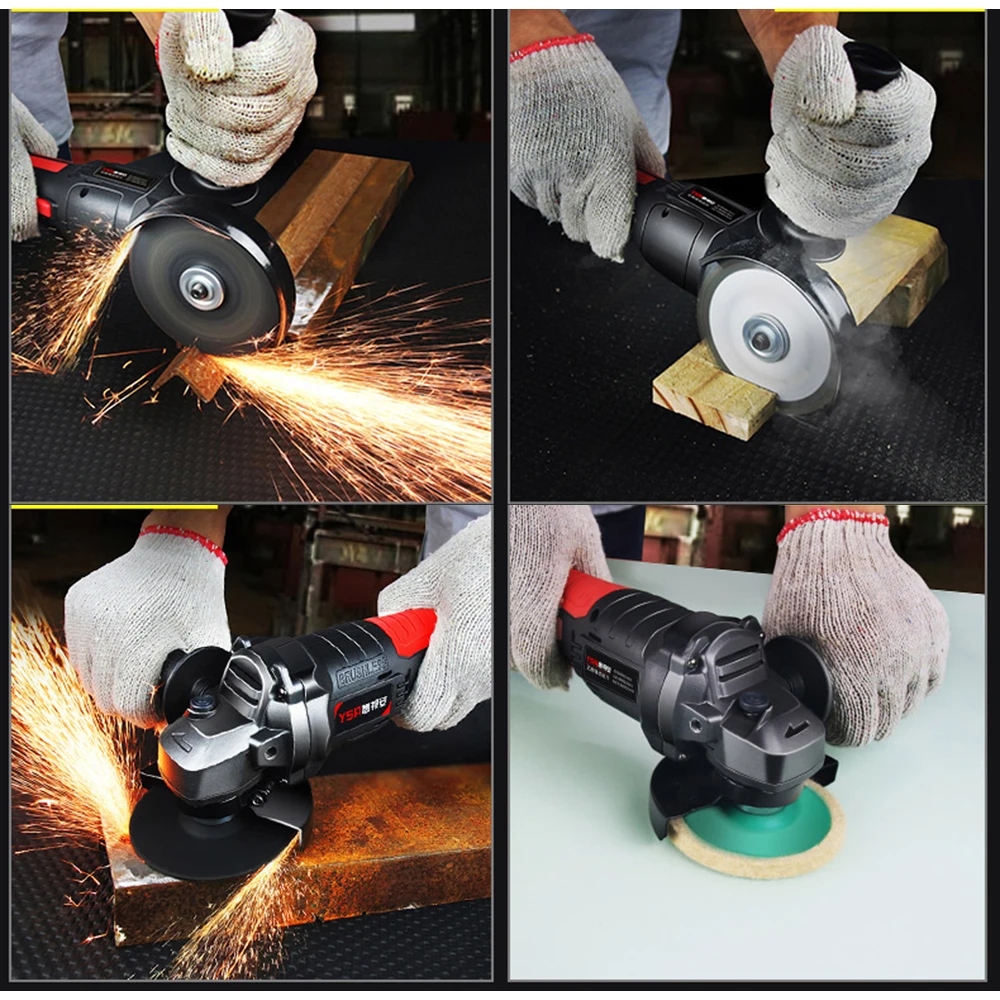 Angle Grinder with 2 Lithium-Ion batteries M10 Cordless Power Tool Cutting and Grinding Machine Polisher for Home DIY
Angle Grinder with 2 Lithium-Ion batteries M10 Cordless Power Tool Cutting and Grinding Machine Polisher for Home DIY