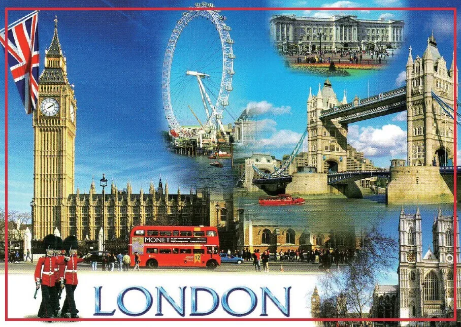 

SOUVEMAG 78*54*3mm Old Postcard,UK Tower of London Metal Wrapped Souvenir Fridge Magnets 20338 Rigid Plate Tourist Memories