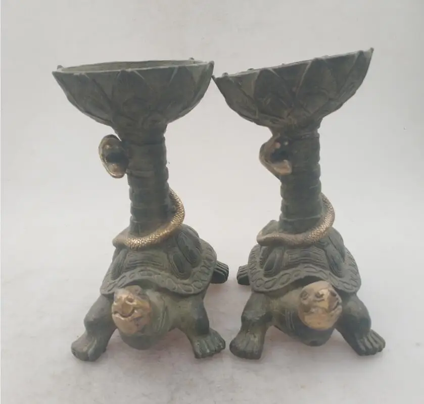 Collection chinese Handmade old bronze tortoise snake holder , Home Decoration antique
Collection chinese Handmade old bronze tortoise snake holder , Home Decoration antique