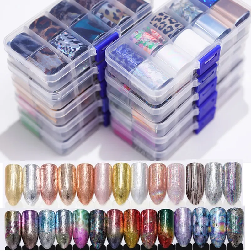 10 Rolls/Set Nail Foils Holographic Laser Rose Gold Metal Mixed Patterns Transfer Sticker Adhesive Decals Nail Decoration DIY
10 Rolls/Set Nail Foils Holographic Laser Rose Gold Metal Mixed Patterns Transfer Sticker Adhesive Decals Nail Decoration DIY