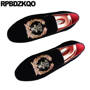 men formal suede shoes height increase embroidery new pointy toe spring loafers elevator black pointed big size bee large 11 
men formal suede shoes height increase embroidery new pointy toe spring loafers elevator black pointed big size bee large 11