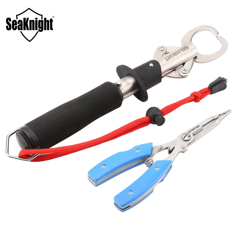 SeaKnight Fishing Tool Set SK003 Stainless Steel Fishing Grip With Scale EVA Handle + Fishing Pliers Line Cutter Tool
SeaKnight Fishing Tool Set SK003 Stainless Steel Fishing Grip With Scale EVA Handle + Fishing Pliers Line Cutter Tool