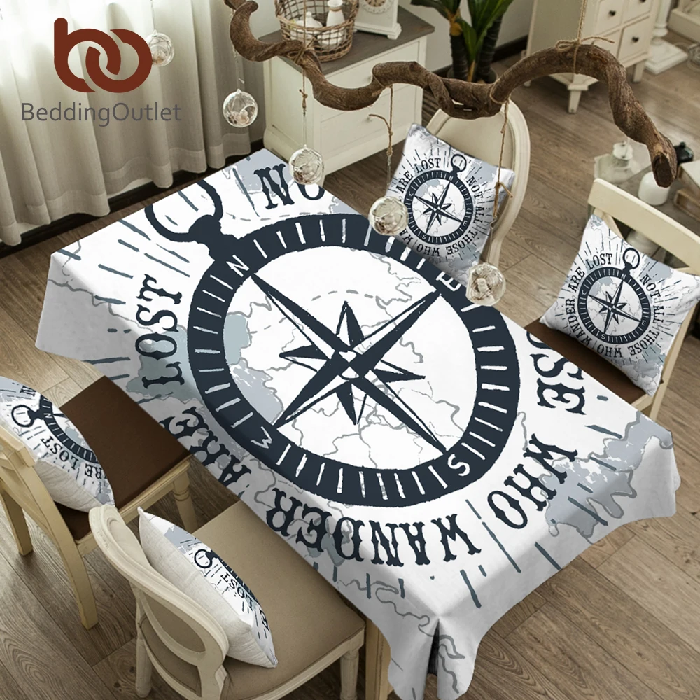 BeddingOutlet Compass Tablecloth for Kitchen Nautical Map Waterproof Table Cloth Navy Blue and White Decorative Table Cover
BeddingOutlet Compass Tablecloth for Kitchen Nautical Map Waterproof Table Cloth Navy Blue and White Decorative Table Cover