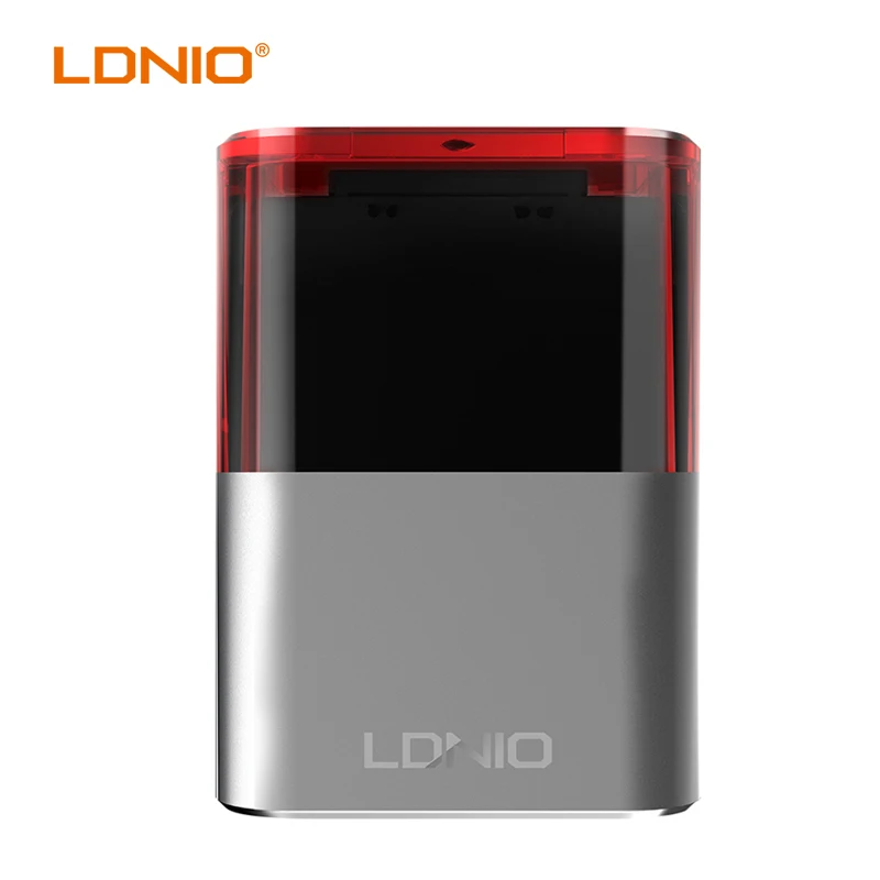 LDNIO A2206 2.4A США штекер серый и красный двойной USB Путешествия A. C. Источник мини