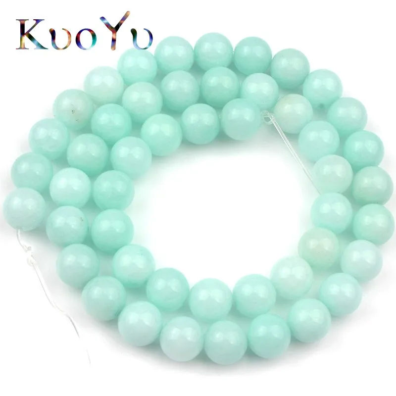 Natural Blue Amazonite Beads Round Loose Stone Beads For Jewelry Making DIY Bracelet Pendant Necklace 15"4 6 8 10 12mm Wholesale
Natural Blue Amazonite Beads Round Loose Stone Beads For Jewelry Making DIY Bracelet Pendant Necklace 15"4 6 8 10 12mm Wholesale