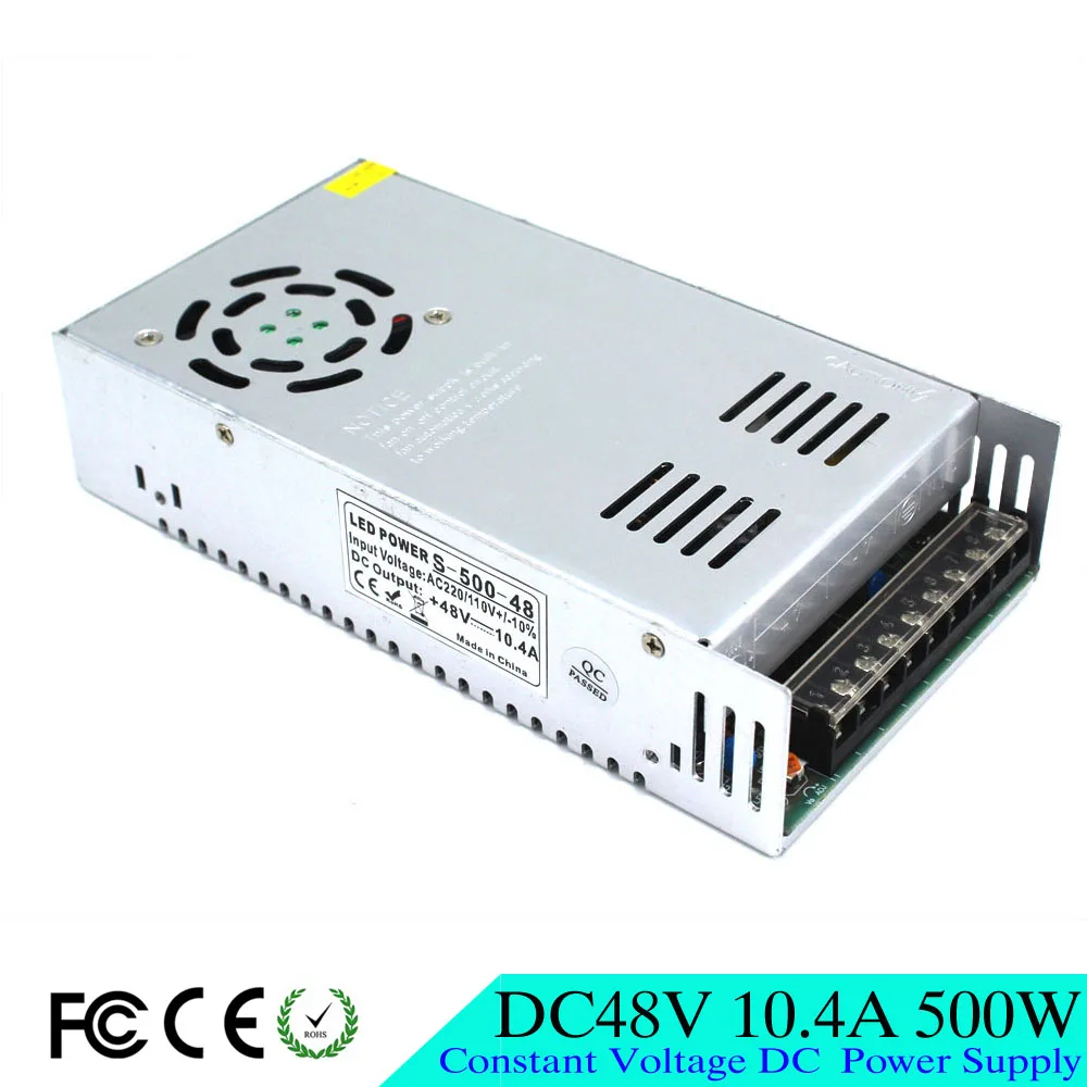 Small Volume Single Output 12V 13.8V 24V 250W Power Supply DC12V DC13.8V DC24V DC36V DC48V 500W Led Driver Lighting Transformer
Small Volume Single Output 12V 13.8V 24V 250W Power Supply DC12V DC13.8V DC24V DC36V DC48V 500W Led Driver Lighting Transformer