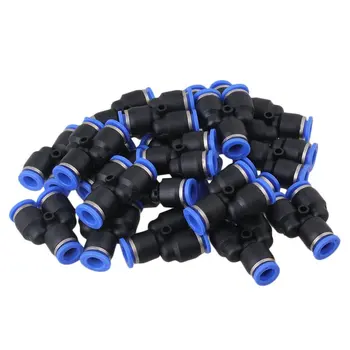 10mm Black and Blue Pneumatic Jointer Connector Quick Fitting for PU Pipe Y Shaped Pneumatic Connector Pack of 20
10mm Black and Blue Pneumatic Jointer Connector Quick Fitting for PU Pipe Y Shaped Pneumatic Connector Pack of 20