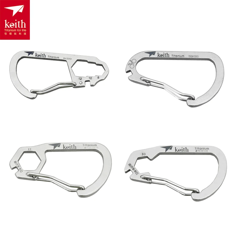 Keith Titanium Tool Camping Carabiner Carabiner Outdoor Carabiner Wrench Ruler Ti1101234
Keith Titanium Tool Camping Carabiner Carabiner Outdoor Carabiner Wrench Ruler Ti1101234