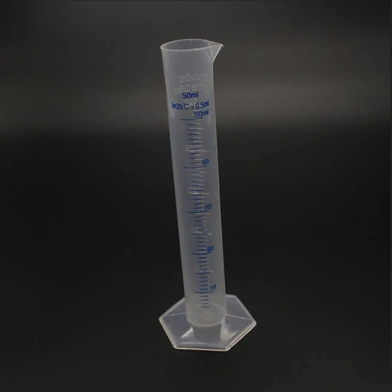 50ml Measuring Cylinder Plastic Graduated Laboratory Lab Test Cylinder Container Tube Measuring Tools
50ml Measuring Cylinder Plastic Graduated Laboratory Lab Test Cylinder Container Tube Measuring Tools