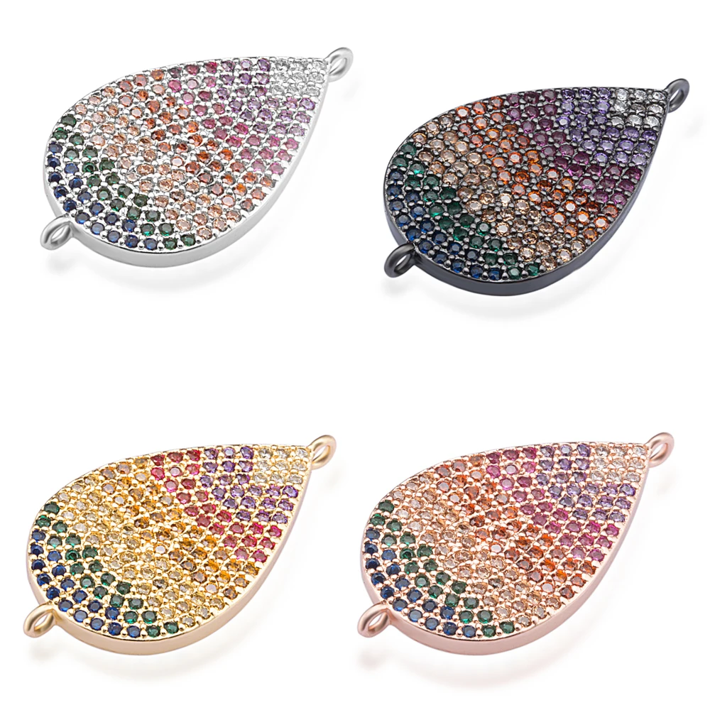 Jewelry Supplies Micro Pave Zircon Charm Connector Accessories For Women Bracelet Necklace Earring Making ZSS425
Jewelry Supplies Micro Pave Zircon Charm Connector Accessories For Women Bracelet Necklace Earring Making ZSS425