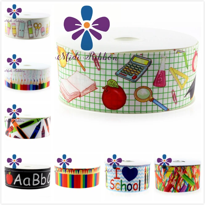 NEW 16mm-75mm Back to school Grosgrain Ribbon/foe 50y/lot diy large cheer hair bow clip band gift wrapping supplies
NEW 16mm-75mm Back to school Grosgrain Ribbon/foe 50y/lot diy large cheer hair bow clip band gift wrapping supplies