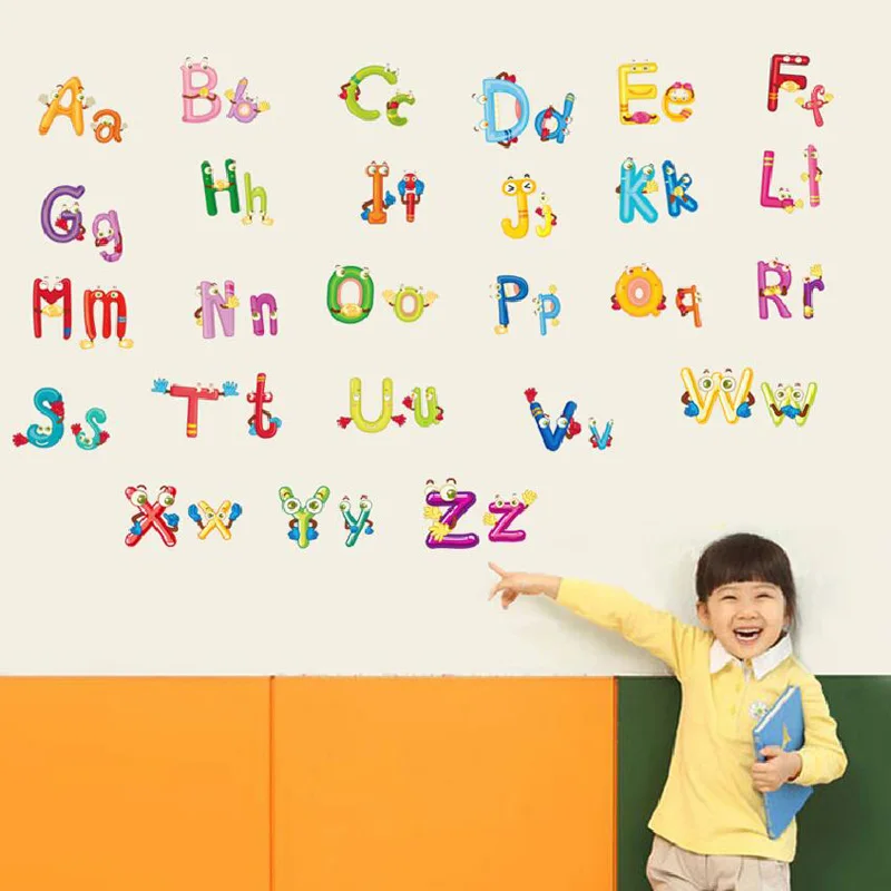 3d alphabet stickers for kids rooms removable cute nursery wall decals adhesive school cartoon wall stikers baby room wallpaper
3d alphabet stickers for kids rooms removable cute nursery wall decals adhesive school cartoon wall stikers baby room wallpaper
