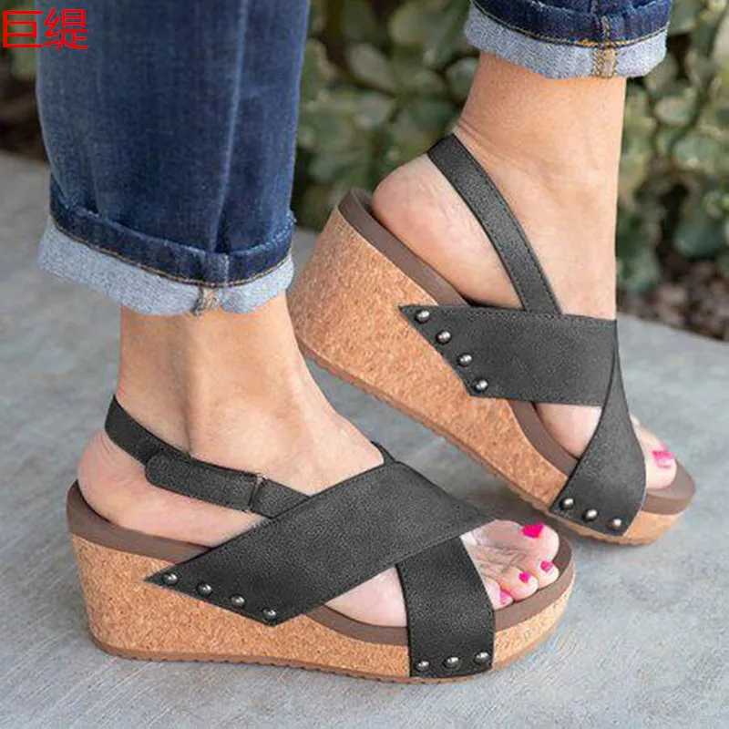 Women Sandals 2019 Platform Sandals Wedges Shoes for Women Heels Summer Shoes PU Leather Wedge Heels Concise Sandals
Women Sandals 2019 Platform Sandals Wedges Shoes for Women Heels Summer Shoes PU Leather Wedge Heels Concise Sandals