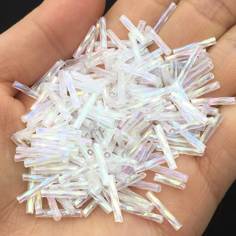 Brilliant Transparent Color Tube 2*6mm 2*9mm 2*11mm Twist White Core Czech Glass Seed Bugle Beads Jewelry Garment Accessory 20g
Brilliant Transparent Color Tube 2*6mm 2*9mm 2*11mm Twist White Core Czech Glass Seed Bugle Beads Jewelry Garment Accessory 20g