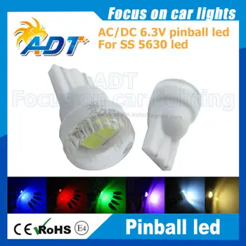 200pcs/lot 6V AC Various colors avaibale New product #555 SS5630 super bright pinball led for game machine
200pcs/lot 6V AC Various colors avaibale New product #555 SS5630 super bright pinball led for game machine
