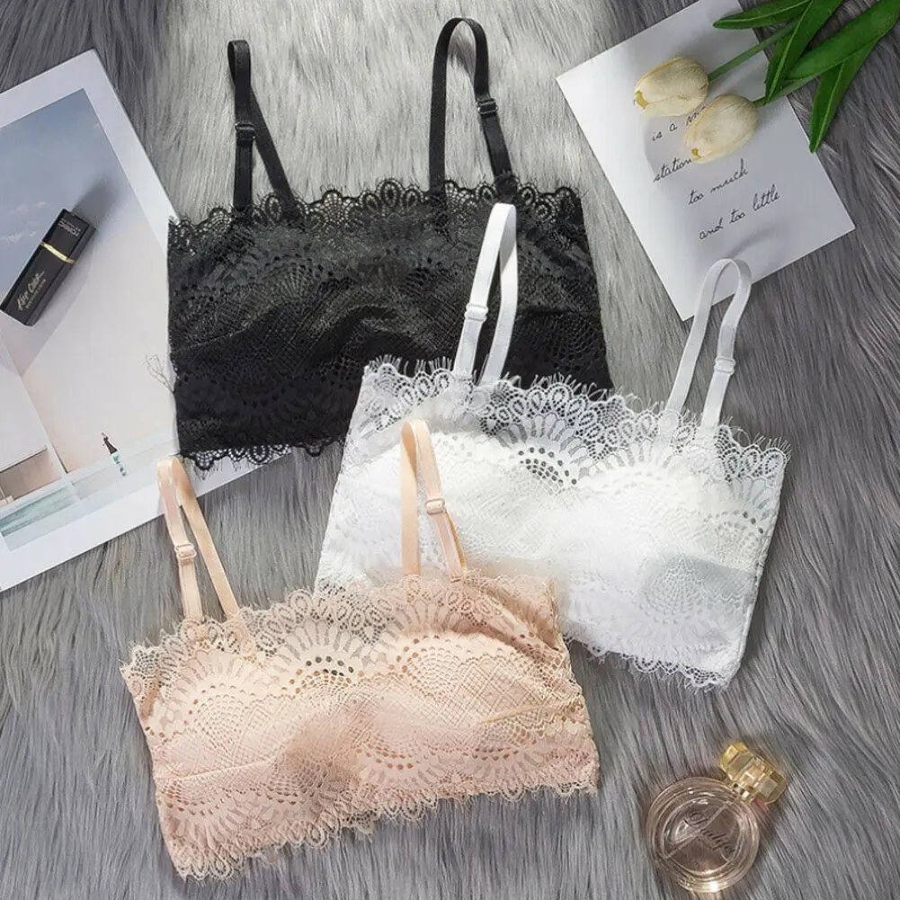 Summer Women Lace Tube Tops Back Basic Shirt Top Wrapped Chest Strap Padded Bra Tops
Summer Women Lace Tube Tops Back Basic Shirt Top Wrapped Chest Strap Padded Bra Tops