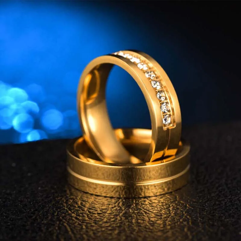Classic Wedding Ring Rose Gold Women Men Polished Stainless Steel Ring Convention Jewelry Wedding Band Ring Valentine Gift
Classic Wedding Ring Rose Gold Women Men Polished Stainless Steel Ring Convention Jewelry Wedding Band Ring Valentine Gift