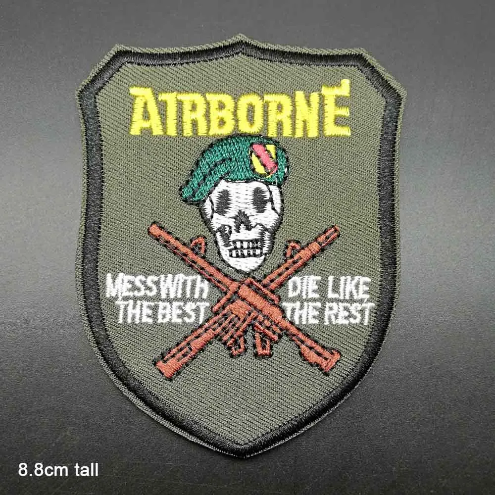 Airborne Air Force Pilot Special Force Iron On Military Patch Clothes Patch For Clothing Girl Boy Embroidered Patch
Airborne Air Force Pilot Special Force Iron On Military Patch Clothes Patch For Clothing Girl Boy Embroidered Patch