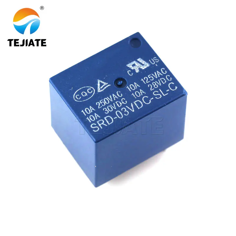 5PCS Relay SRD-03 09 24 12VDC-SL-C 5PINS 3V 9V 24V 12V High-quality | Электронные компоненты и принадлежности