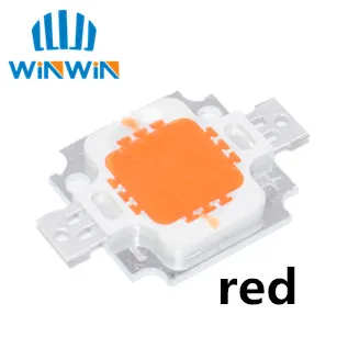 10pcs 10W LED chip Integrated High power 10w LED Beads 10W Red Led chip 270-350lm 10W led Chips