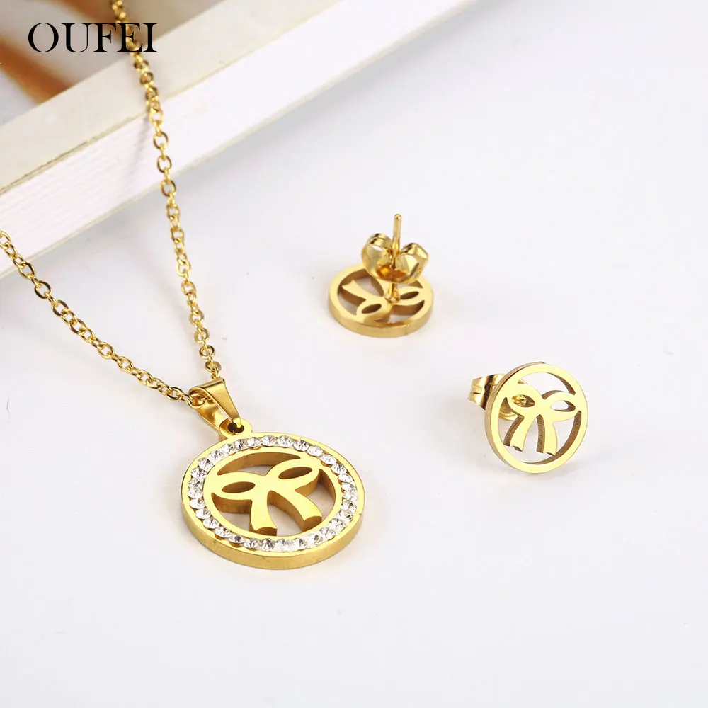 OUFEI Stainless Steel Jewelry Woman Vogue 2019 Womens Jewelry Necklace Earrings Set Jewelry Accessories Gifts For Women
OUFEI Stainless Steel Jewelry Woman Vogue 2019 Womens Jewelry Necklace Earrings Set Jewelry Accessories Gifts For Women