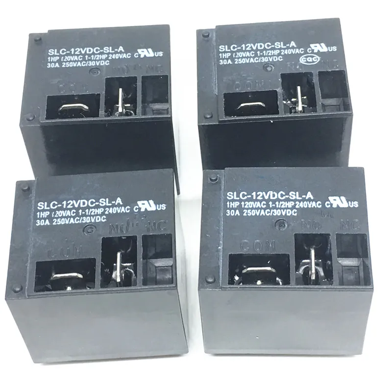 5PCS Power relays SLC-12VDC-SL-A 12V 30A T91 HF2100 4PIN A group of normally open
5PCS Power relays SLC-12VDC-SL-A 12V 30A T91 HF2100 4PIN A group of normally open