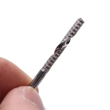 10pcs 1/8 Inch 3.175x25mm Shank 1 Flute Carbide Spiral End Mill CNC Router Bit Tool For Acrylic PVC Wood And Other Materials
10pcs 1/8 Inch 3.175x25mm Shank 1 Flute Carbide Spiral End Mill CNC Router Bit Tool For Acrylic PVC Wood And Other Materials