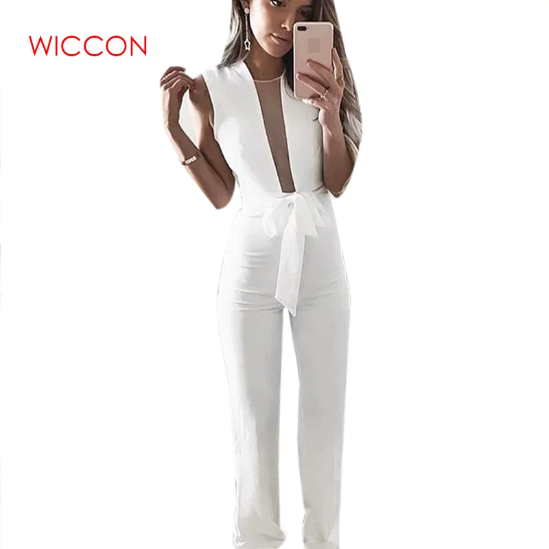 New Wild Casual Sleeveless Mesh Rompers Women Summer Stretch High Waist Straight Solid Lace Jumpsuits
New Wild Casual Sleeveless Mesh Rompers Women Summer Stretch High Waist Straight Solid Lace Jumpsuits