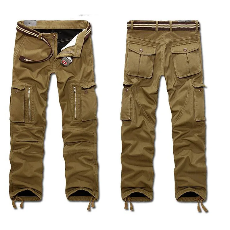 Warm Winter Men's Cargo Pants Casual Mens Pant Multi Pocket Military Overall for Men Outdoors Long Trousers size 29-40
Warm Winter Men's Cargo Pants Casual Mens Pant Multi Pocket Military Overall for Men Outdoors Long Trousers size 29-40