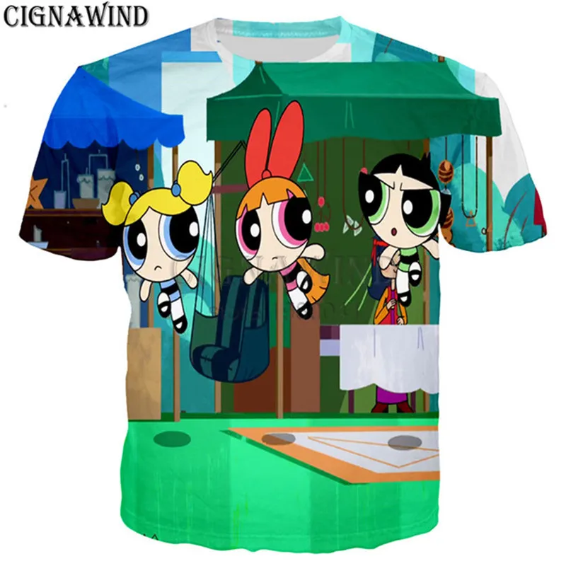 Funny Cartoon Power Puff Girls t shirt men/women 3D printed t-shirts Short sleeve Harajuku style tshirt streetwear summer tops
Funny Cartoon Power Puff Girls t shirt men/women 3D printed t-shirts Short sleeve Harajuku style tshirt streetwear summer tops
