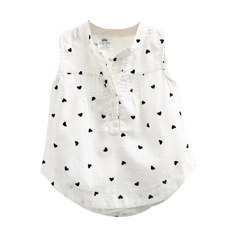 2018 Hot Summer Fashion Female Children'S Clothing White Black Baby Girl Sleeveless Computer Printing Blouse Shirt
2018 Hot Summer Fashion Female Children'S Clothing White Black Baby Girl Sleeveless Computer Printing Blouse Shirt