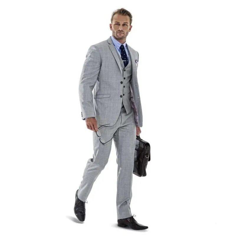 2015 New Arrival Custom Made Black notch Lapel two Button Tuxedos Groomsman Men's Suits( jacket+Pants+vest+tie)Free Shiping
2015 New Arrival Custom Made Black notch Lapel two Button Tuxedos Groomsman Men's Suits( jacket+Pants+vest+tie)Free Shiping