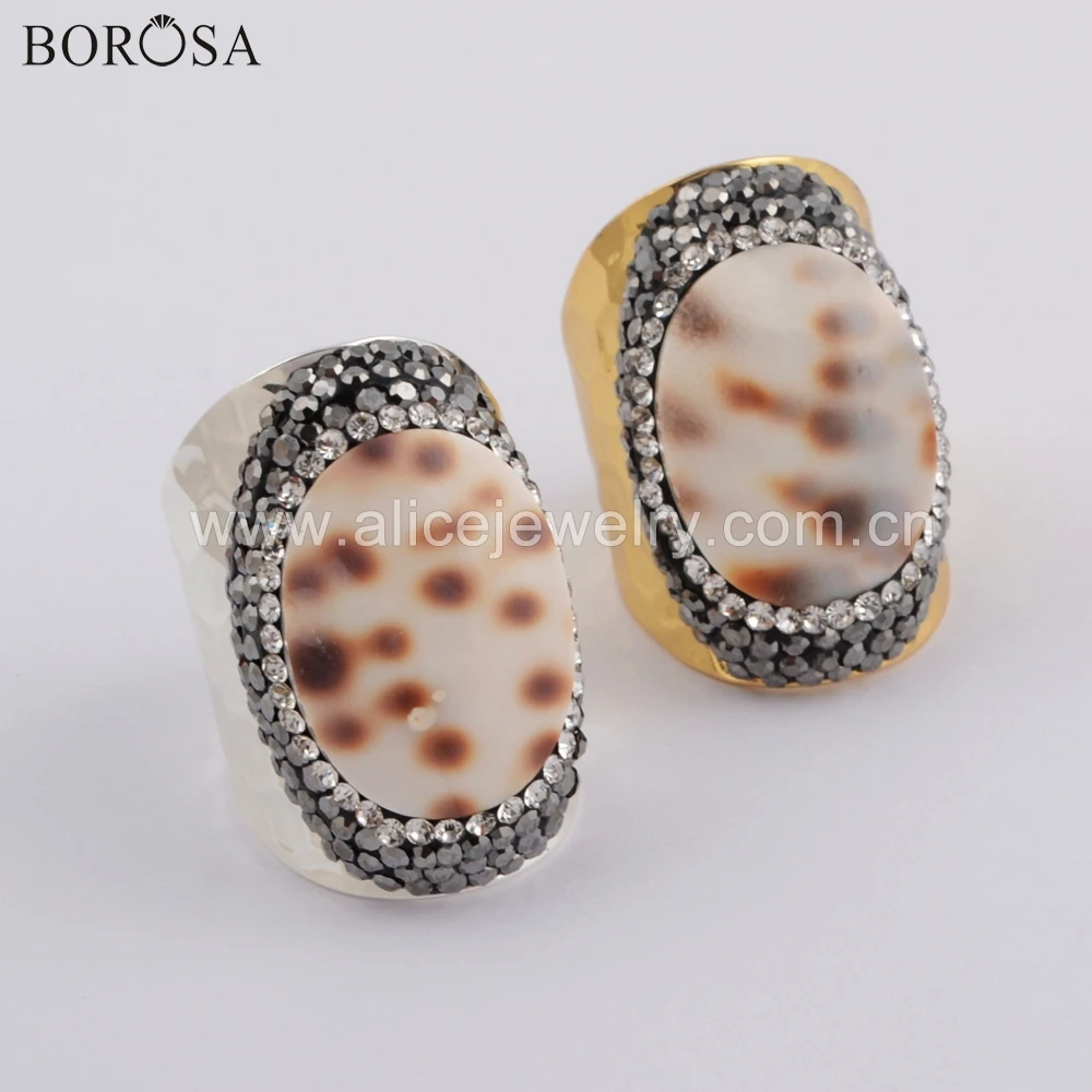 BOROSA 6 шт. кольцо из ракушек Кристалл разразы натуральный ракушек пляжное кольцо Регулируемый размер JAB961
BOROSA 6 шт. кольцо из ракушек Кристалл разразы натуральный ракушек пляжное кольцо Регулируемый размер JAB961