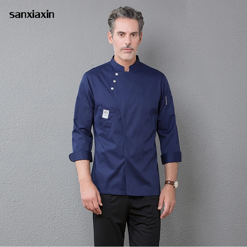 New Summer Short-sleeved Breathable Blue Chef Jacket Restaurant Hotel Cook Suit Man Woman Work Wear Food Service Uniform Coat
New Summer Short-sleeved Breathable Blue Chef Jacket Restaurant Hotel Cook Suit Man Woman Work Wear Food Service Uniform Coat