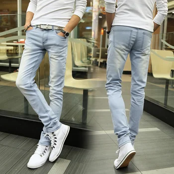 Jeans Men Streetwear Trousers Slim Fit Casual Pants Skinny Straight Clothes Classic Mens Jeans Elasticity Pant Modis Denim Jeans
Jeans Men Streetwear Trousers Slim Fit Casual Pants Skinny Straight Clothes Classic Mens Jeans Elasticity Pant Modis Denim Jeans